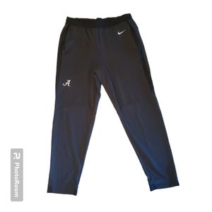 NIKE JOGGERS. polyester+spandex Men's Large/L+zipper pocket+drawstring SPORTY